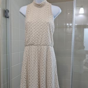 Beige Halter top cheap summer Dress as. XL